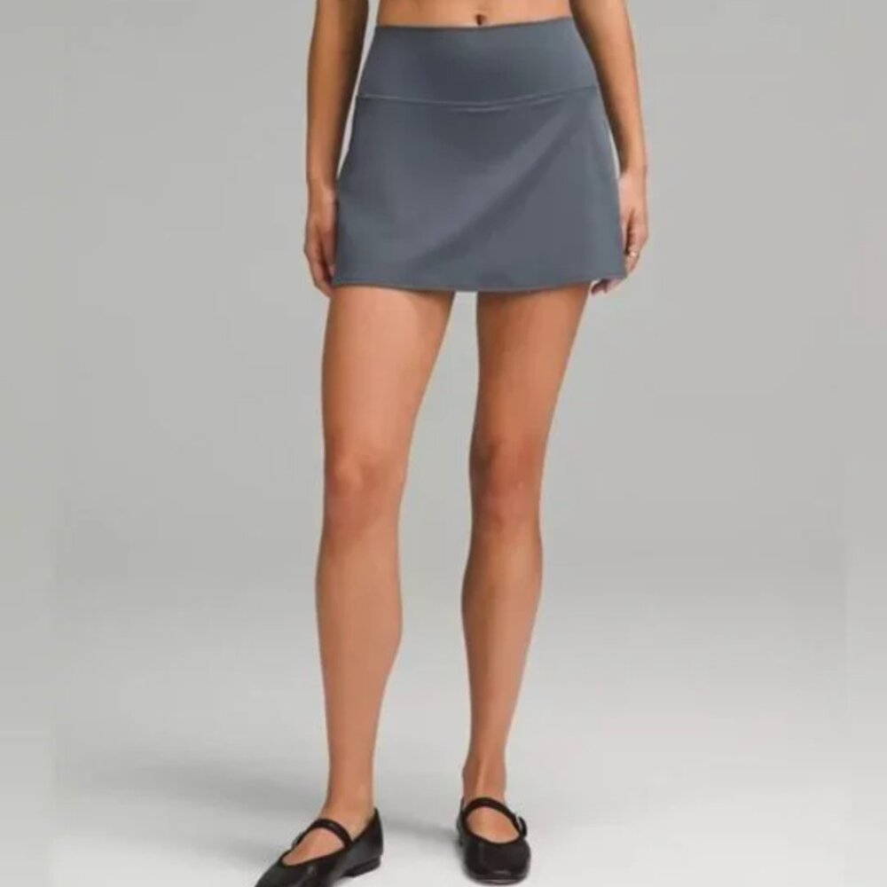 NWT lululemon Align High-Rise Skirt oil gray size 4